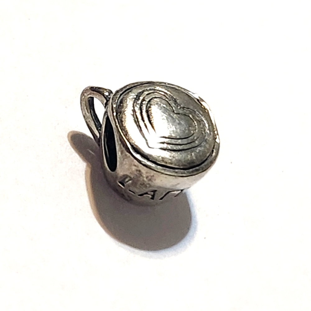 925 Silver Latte Charm